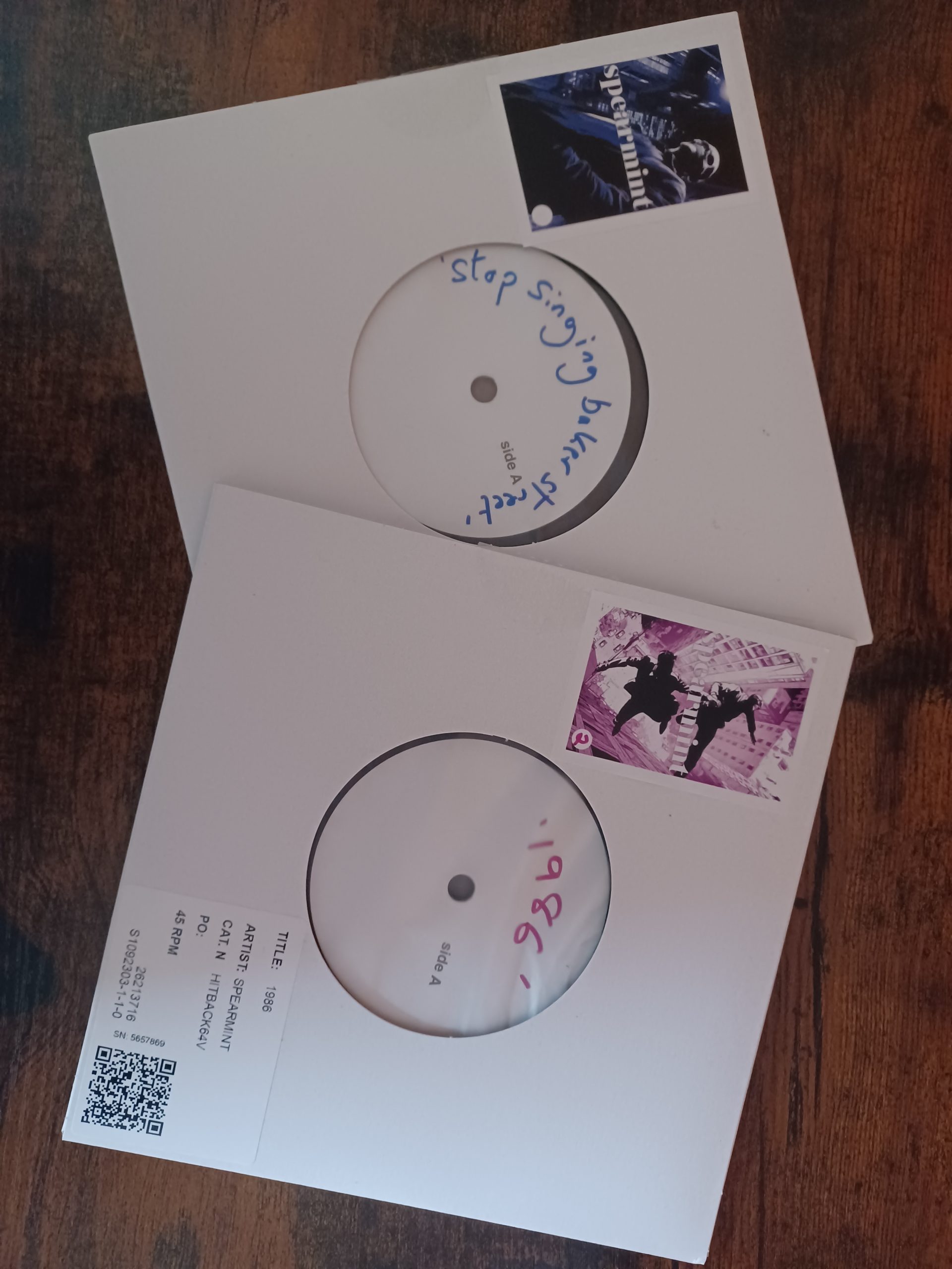 Spearmint - 1986/Stop Singing Baker Street (2 x 7inch SET)